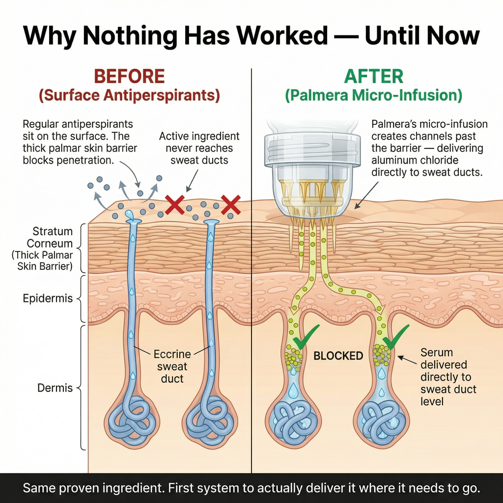 Palmera Hyperhidrosis Micro Infusion System